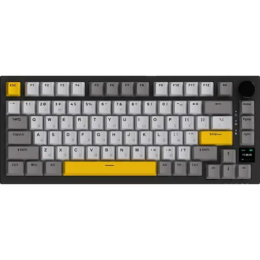 Клавиатура Ajazz AK820 Pro Flying Fish Switch Black AK820PRO-FF-BGY (129504) - фото 2