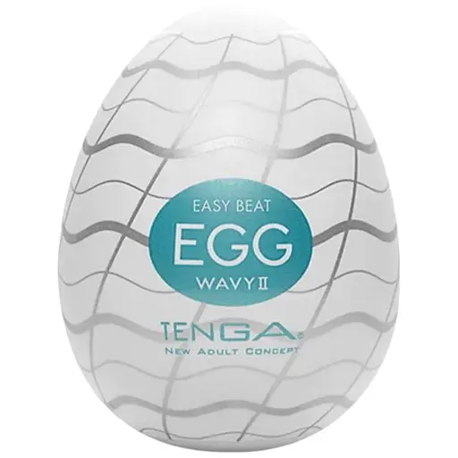 Яйце-маскуратор Tenga Egg New Standard Wavy II, чарівна текстура для інтенсивної чоловічої насолоди