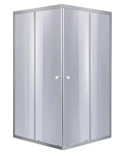 Набор Lidz Душевая кабина Wawel SC80x80.SAT.LOW.GR, квадратная, стекло тонированное 4 мм + Душевой поддон Kapielka ST80x80x14 - фото 2