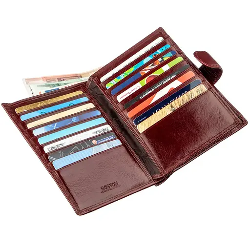 Чоловічий шкіряний гаманець Boston 12х15 см acs0014976 - фото 4