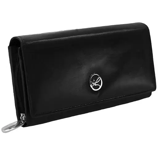 Гаманець жіночий шкіряний Semi Line RFID Black (P8273-0) (DAS303163) - фото 1