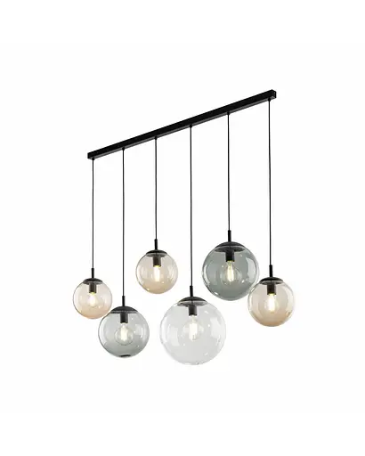 Подвесной светильник TK Lighting 4797 Esme E27 6x15W IP20 Bk - фото 4
