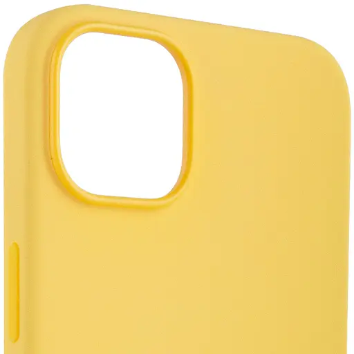 Чохол Silicone case AAA with Magsafe для Apple iPhone 14 Pro 6.1 Жовтий/Sunglow - фото 3