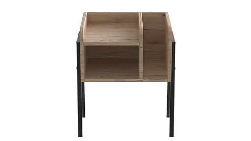 Тумба модульная Ferrum-decor Амели 540x450x320 металл Черный ДСП Дуб Сан-Марино 16 мм (FRD-103005) - фото 4