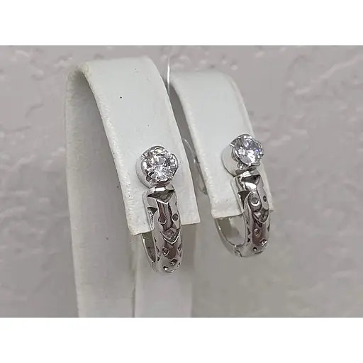 Серебряные серьги Qvaliz с фианитами. 902-00517 - фото 3