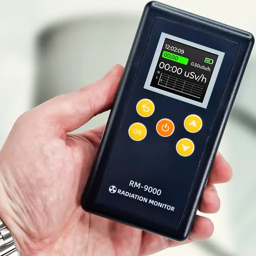 Дозиметр радиации RM-9000 портативный бытовой, карманный счетчик Гейгера радиометр радиации - фото 4