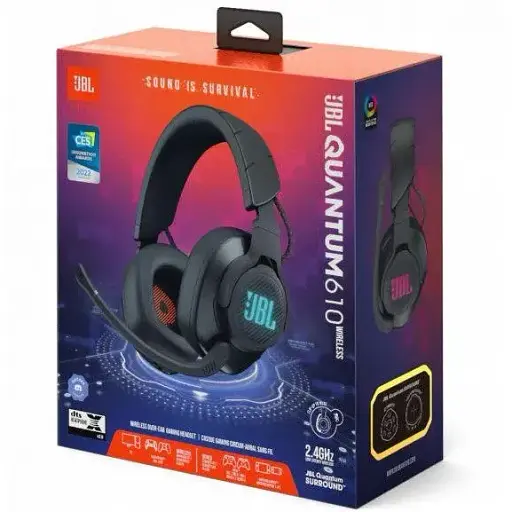 Комп'ютерна гарнітура JBL Quantum 610 Black (JBLQUANTUM610BLK) - фото 7