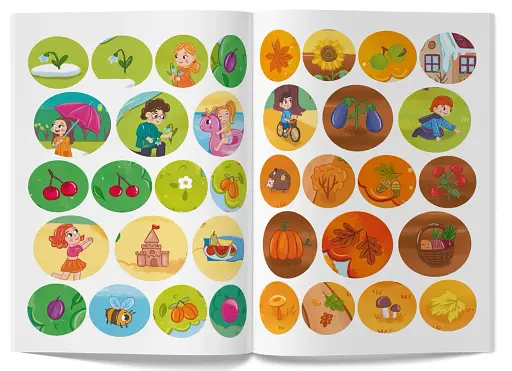 Інтерактивні наліпки. Пори року - фото 5