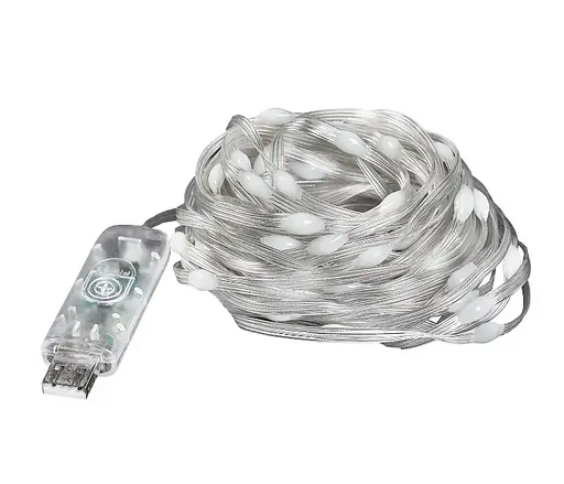 Вулична світлодіодна гірлянда Sun Lamp стрічка 200 LED RGB великі краплі 20 м білий 8 режимів - фото 5