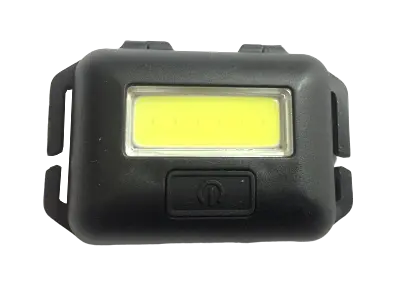 Налобный фонарик LED COB 10W (реал.3-5W) чёрный пласт(3реж.+стробоскоп+ремешок 3*ААА) (T89) R - фото 1