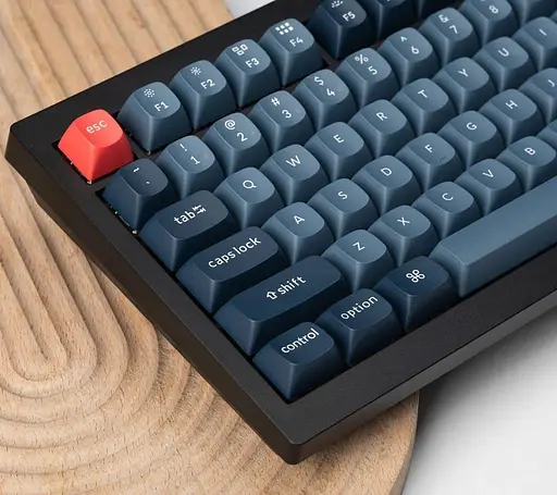 Клавіатура Keychron V1 Max 81 Key Gateron Jupiter Red Hot-Swap RGB Knob Carbon Black (V1MD1_KEYCHRON) - фото 10