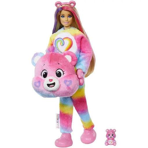 Кукла Barbie Cutie Reveal Care Bears: новая волна - мишка Единство (JFV60)
