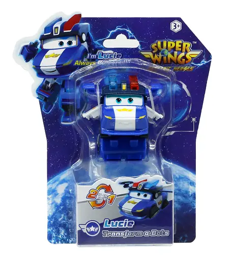 Ігрова фігурка-трансформер Super Wings Transform-a-Bots Люсі (Lucie) 5 см (EU780035) - фото 7