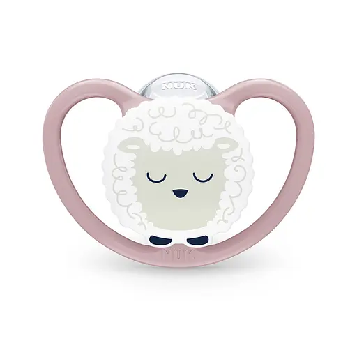 Пустушка Nuk Perfect Match Air Night силіконова розмір 3 18-36 міс. вівця зірки 2 шт. (3954170) - фото 2