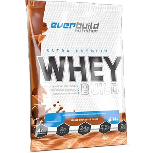 Протеїн Everbuild Nutrition Ultra Premium Whey Protein Build Шоколад 34 г