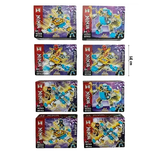 Конструктор NINJA, MG1585, 85+ деталей, (В асортименті) - фото 2
