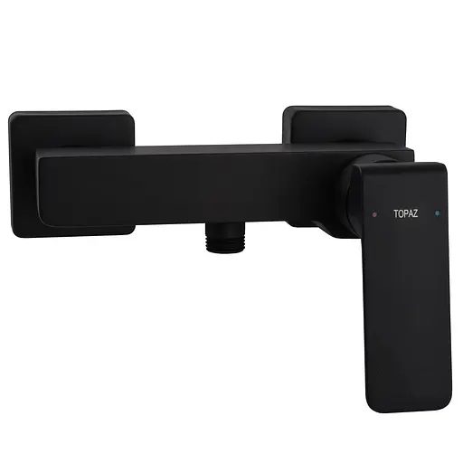 Змішувач для душа TOPAZ ODISS TO 08718-H52-BB чорний матовий комплект для ванної кімнати з душовою лійкою - фото 4