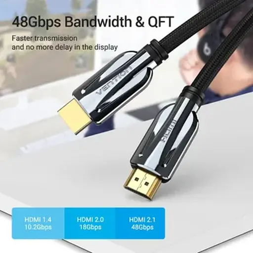 Кабель HDMI 3m Vention v2.1 AALBI - фото 4