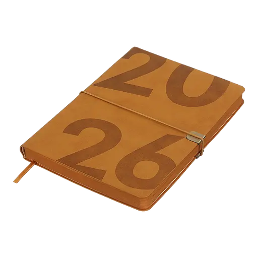 Щоденник датований Buromax Best 2026 A5 штучна шкіра бежевий (BM.2126-28) - фото 3