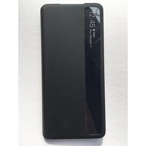 Оригінальний чохол-книжка S-View Clear View Cover Official для Samsung Galaxy S20 Plus 5G Чорний EF-ZG985CBEGRU - фото 8