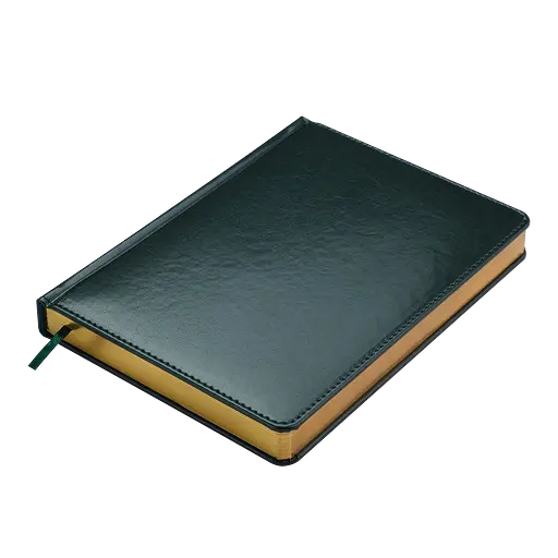 Ежедневник недатированный Buromax Bravo A5 искусственная кожа/поролон 336 страниц зеленый (BM.20020-04) - фото 4