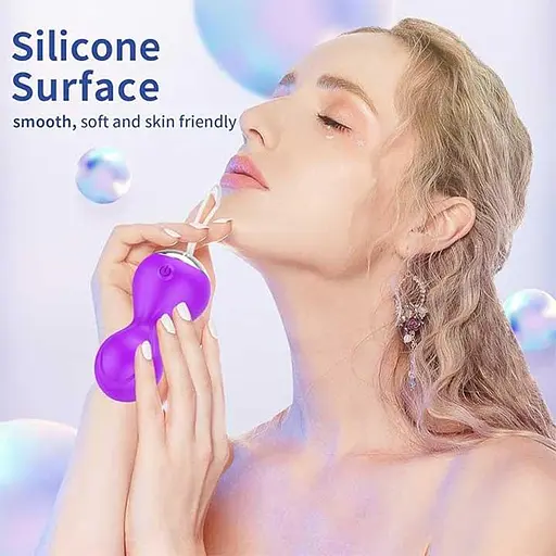 Вагінальні кульки Кегеля з вібрацією 12 режимів Фіолетовий - фото 7