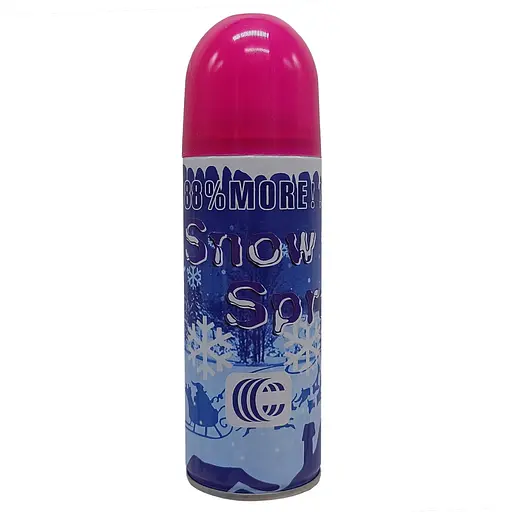 Искусственный снег в баллончике COLOR-IT 13-37(Crimson) 250 мл, малиновый - фото 1