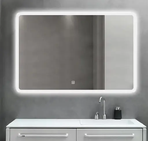 Дзеркало Dusel DE-M3011 70x90 см Сенсорне включення + підігрів, Білий - фото 4