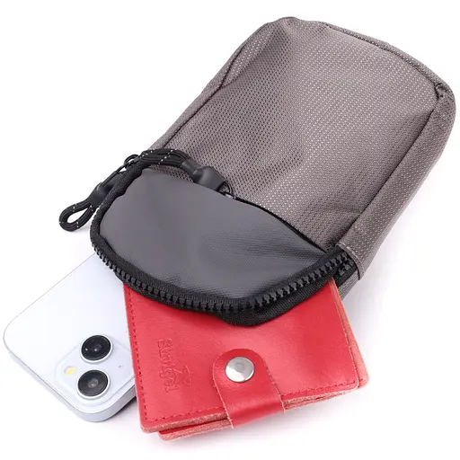 Слінг сумка Vintage для подорожей із якісного текстилю 11х15.5х2.5 см sum0027011 - фото 7