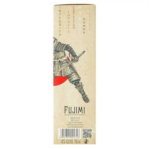 Віскі Fujimi The 7 Virtues of the Samurai Blended Japanese Whisky, 40%, у подарунковій упаковці, 0,7 л - фото 4