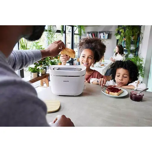 Тостер Philips Series Eco Conscious Edition шовковий білий (HD2640/10) - фото 3