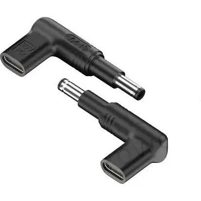 Переходник Type-C to DC Adapter YX-13 PD19 5V 4.8 x 1.7 мм HP Черный