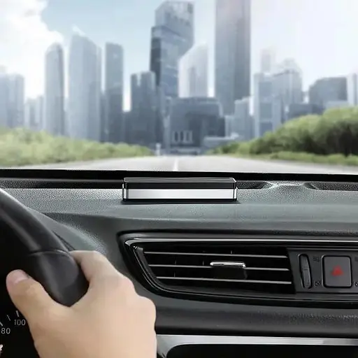 Парковочная карта, автовизитка Baseus Moonlight Box Series Temporary Parking Number Plate серебристый (ACNUM-B0S) - фото 8