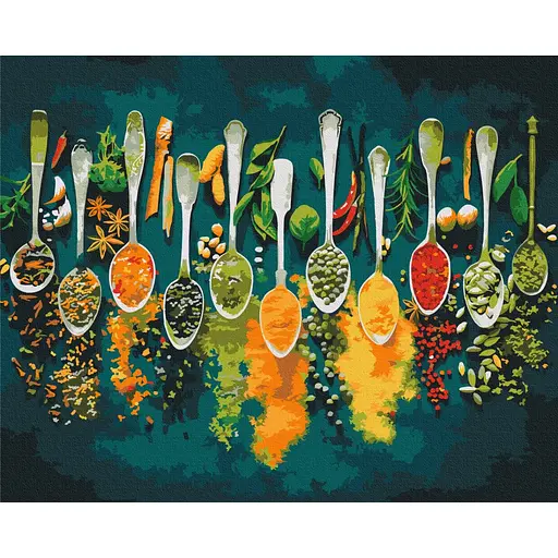 Картина за номерами Пряні спеції Brushme 40x50 см кольорова 000276807