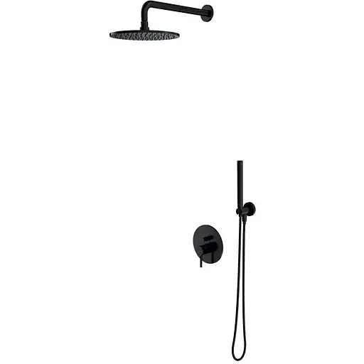 Душова система Omnires Y black SYSY18BL, Чорний матовий - фото 1