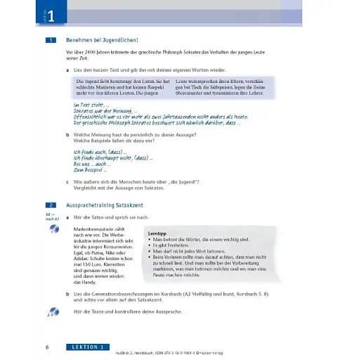 Ausblick: Arbeitsbuch 2 mit eingelegter Audio-CD - фото 6
