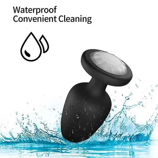 Анальная пробка с вибрацией и подсветкой 10X Light Up Rechargeable Anal Plug K000752 - фото 7