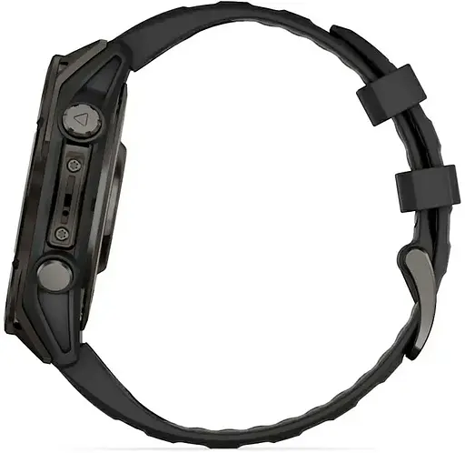 Смарт-часы Garmin Fenix 8 47mm Solar Sapphire Carbon Gray DLC Titanium w. Black/Pebble Gray S. Band (010-02906-10) - фото 7