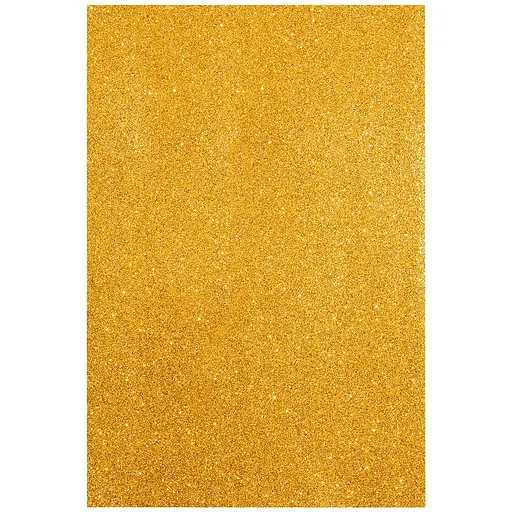 Фоаміран Santi Eva з глітером 20x30 см 10 аркушів золотий (742682) - фото 2