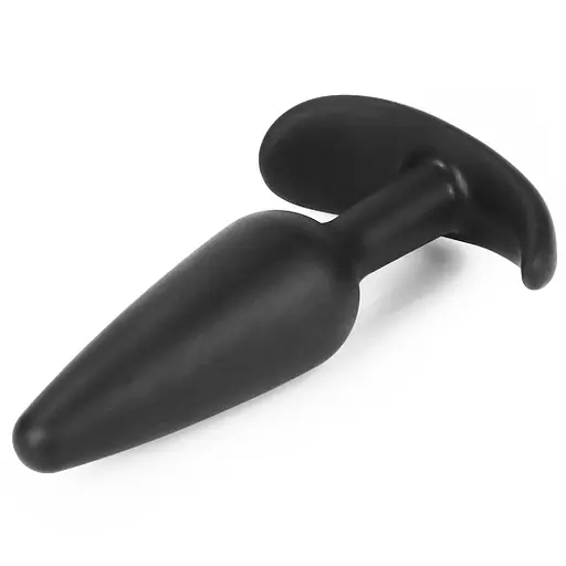 Анальна пробка LoveToy Lure Me Butt Plug Slim 10 см (чорний) - фото 3