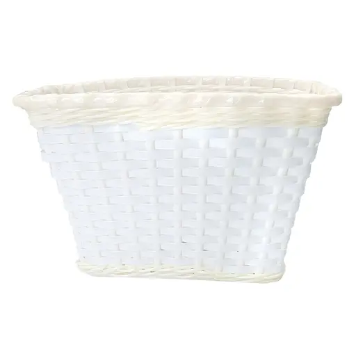 Корзина на детский велосипед / самокат ретро 23х16х16 см белая (G0001912) - фото 2