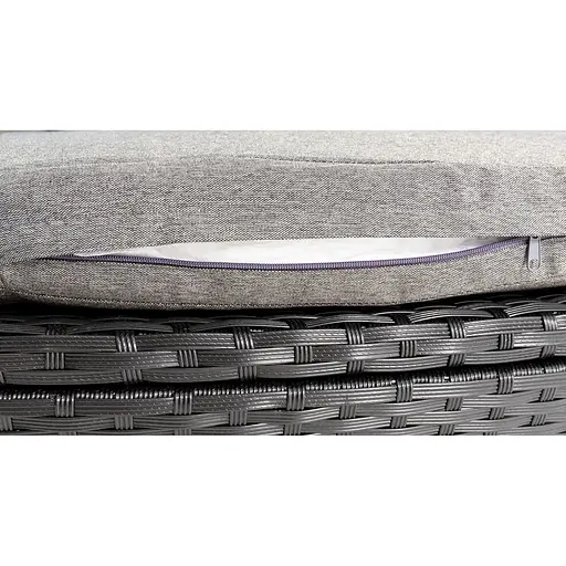 Садовая мебель Di Volio Milano черно-серая - фото 7