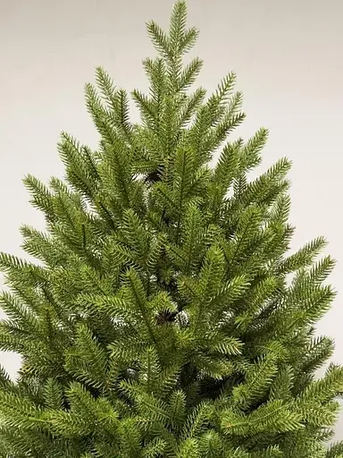 Штучна пухнаста лита ялинка Лісова казка люкс на шарнірах (висота 2.20м) Зелена - фото 4