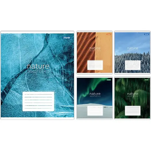 Зошит учнівський "Nature aesthetics" 1 Вересня 768101 24 аркушів Різнокольоровий 1 шт. в асортименті - фото 1