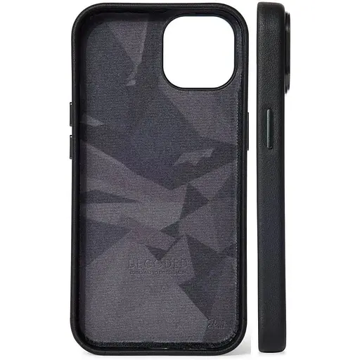 Оригінальний шкіряний чохол Decoded Leather Case MagSafe для Apple iPhone 13 (6.1") Black - фото 5
