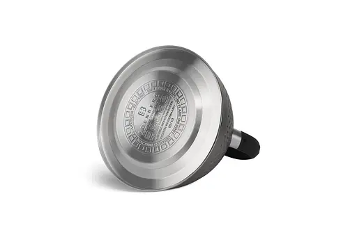 Чайник Edenberg з нержавіючої сталі зі свистком чорна ручка 3 л (EB-8830) - фото 4