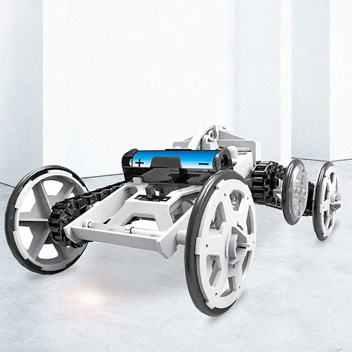 Конструктор позашляховик-скелелаз на сонячній батареї DYY008 Diy Solar White - фото 4