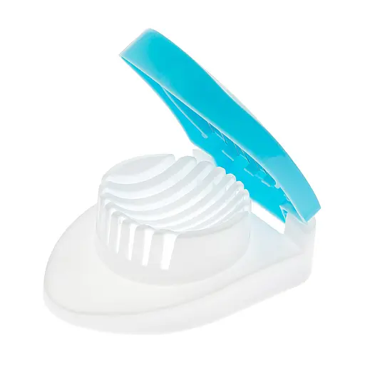 Яйцерізка овочерізка для нарізки слайсами, соломкою та кубиками яєць овочів грибів MagicKitchen, Kitchen Master Блакитний 85839 - фото 1