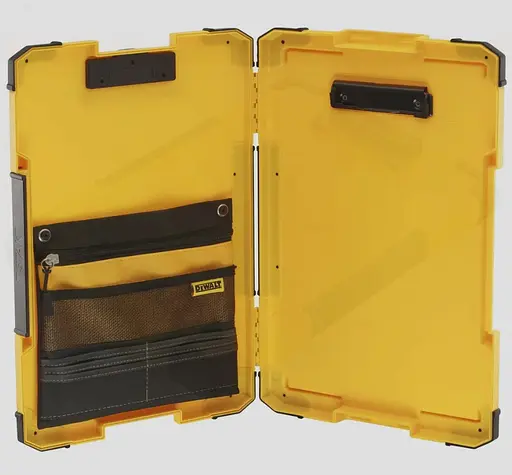 Планшет с органайзером DeWalt TSTAK формат А4, противоударные вставки, фонарик (DWST82732-1) - фото 2