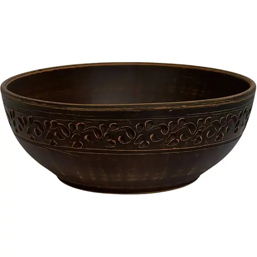 Миска глиняная Український глиняний посуд 1 л высота 75 мм - фото 2